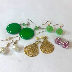 5 Pairs of Fun Earrings